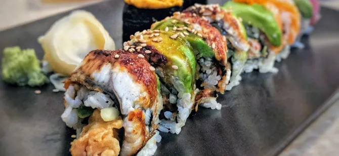 May contain: examples of dishes served in the Koo restaurant, interior or exterior of Koo restaurant