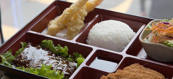 May contain: examples of dishes served in the Rock Japanese Cuisine restaurant, interior or exterior of Rock Japanese Cuisine restaurant