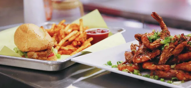 May contain: examples of dishes served in the At C Fresh restaurant, interior or exterior of At C Fresh restaurant