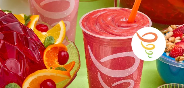 May contain: examples of dishes served in the Jamba Juice - San Mateo restaurant, interior or exterior of Jamba Juice - San Mateo restaurant