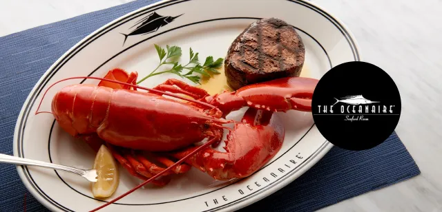 May contain: examples of dishes served in the The Oceanaire Seafood Room - Baltimore restaurant, interior or exterior of The Oceanaire Seafood Room - Baltimore restaurant