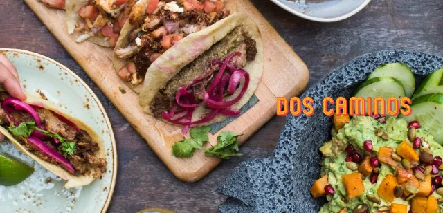 May contain: examples of dishes served in the Dos Caminos - Atlantic City restaurant, interior or exterior of Dos Caminos - Atlantic City restaurant