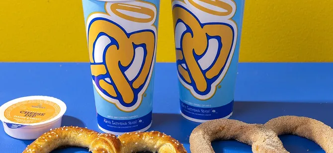 May contain: examples of dishes served in the Auntie Anne's - Columbia Mall restaurant, interior or exterior of Auntie Anne's - Columbia Mall restaurant