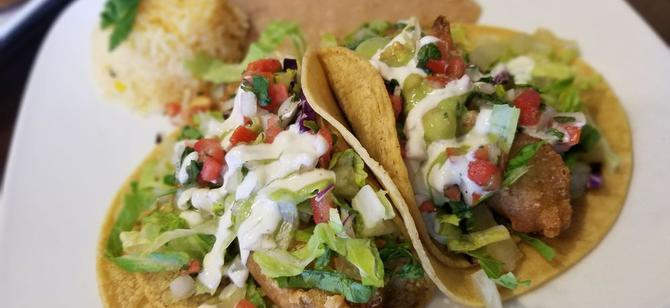 May contain: examples of dishes served in the Pancho's Kitchen restaurant, interior or exterior of Pancho's Kitchen restaurant