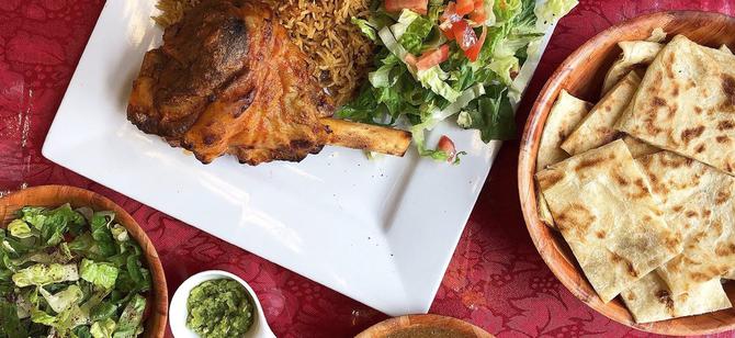 May contain: examples of dishes served in the Z Zoul Cafe restaurant, interior or exterior of Z Zoul Cafe restaurant