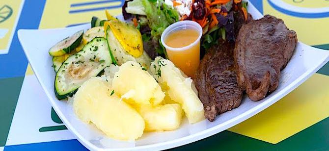 May contain: examples of dishes served in the Brazilian Plate House restaurant, interior or exterior of Brazilian Plate House restaurant