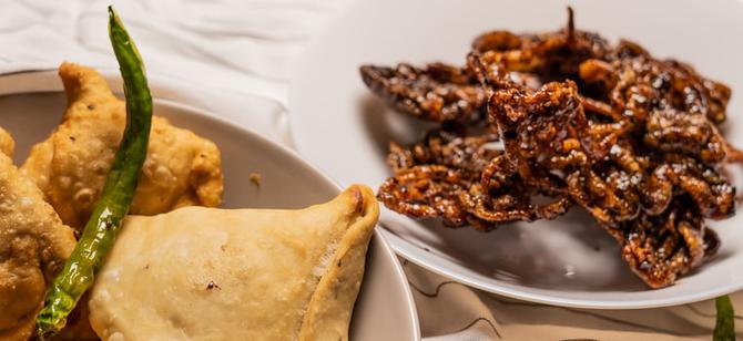 May contain: examples of dishes served in the Bombay Grill and Curry restaurant, interior or exterior of Bombay Grill and Curry restaurant