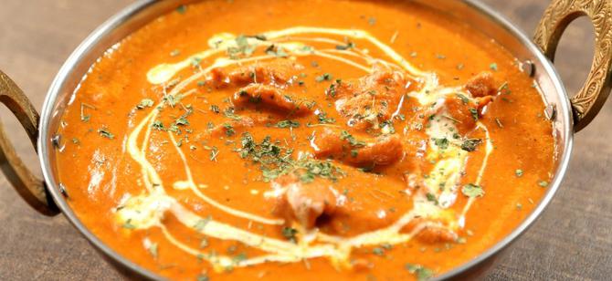 May contain: examples of dishes served in the Agra Cafe restaurant, interior or exterior of Agra Cafe restaurant