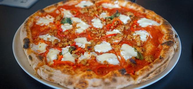 May contain: examples of dishes served in the MidiCi The Neapolitan Pizza Company - Marina Del Rey restaurant, interior or exterior of MidiCi The Neapolitan Pizza Company - Marina Del Rey restaurant