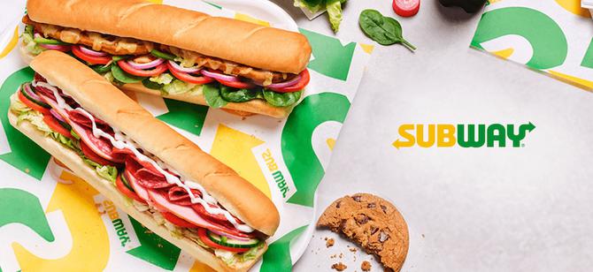 May contain: examples of dishes served in the Subway - Astoria restaurant, interior or exterior of Subway - Astoria restaurant