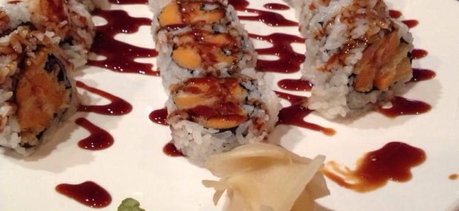 May contain: examples of dishes served in the Kumo Japanese Restaurant - Astoria restaurant, interior or exterior of Kumo Japanese Restaurant - Astoria restaurant