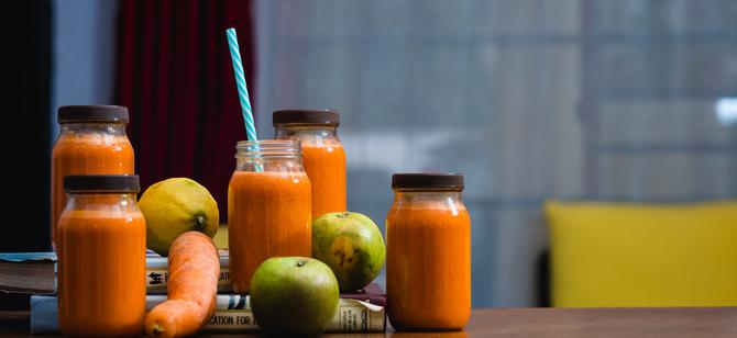 May contain: examples of dishes served in the My Juice Box restaurant, interior or exterior of My Juice Box restaurant