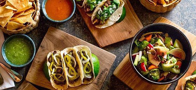 May contain: examples of dishes served in the Taco Zone - 5th Ave restaurant, interior or exterior of Taco Zone - 5th Ave restaurant