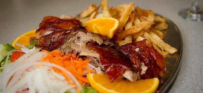 May contain: examples of dishes served in the Picnic BBQ and Portuguese Cuisine - Newark restaurant, interior or exterior of Picnic BBQ and Portuguese Cuisine - Newark restaurant