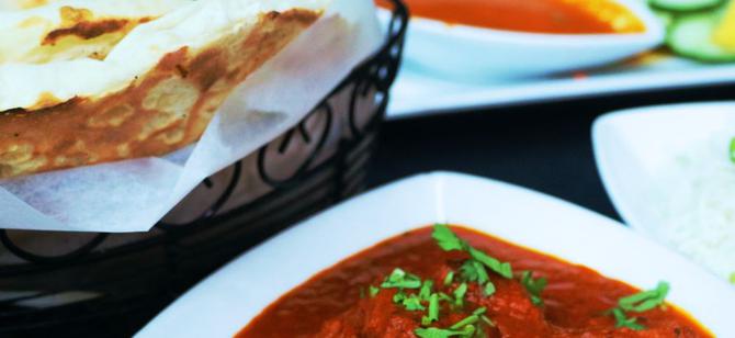 May contain: examples of dishes served in the Darbar Grill restaurant, interior or exterior of Darbar Grill restaurant
