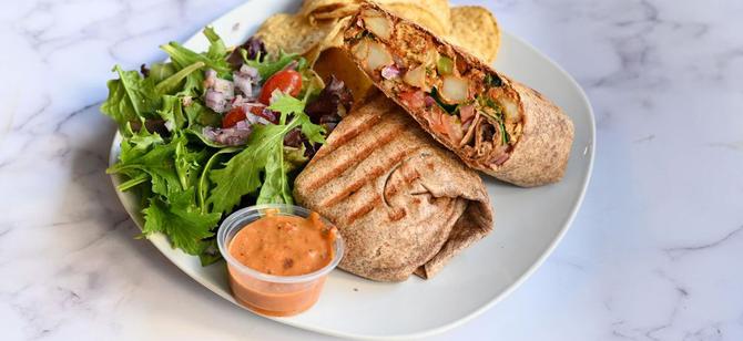May contain: examples of dishes served in the Civilization Coffee + Kitchen restaurant, interior or exterior of Civilization Coffee + Kitchen restaurant
