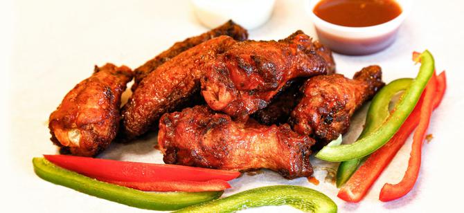 May contain: examples of dishes served in the Crown Fried Chicken - Central Ave restaurant, interior or exterior of Crown Fried Chicken - Central Ave restaurant