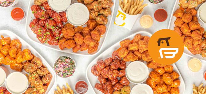 May contain: examples of dishes served in the Starbird Wings - Foster City restaurant, interior or exterior of Starbird Wings - Foster City restaurant