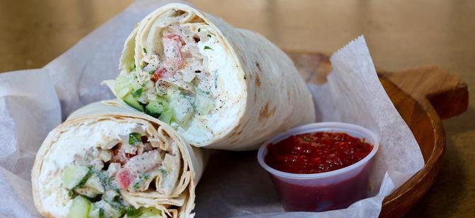 May contain: examples of dishes served in the TRULY Mediterranean restaurant, interior or exterior of TRULY Mediterranean restaurant