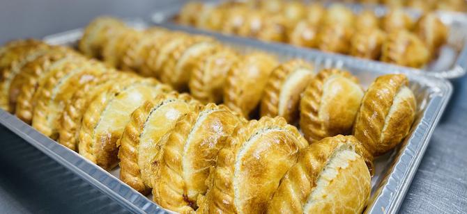 May contain: examples of dishes served in the Everyone's Empanadas - Oakland restaurant, interior or exterior of Everyone's Empanadas - Oakland restaurant