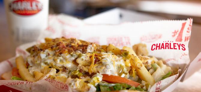 May contain: examples of dishes served in the Charleys Cheesesteaks - Walmart - Belvedere Rd restaurant, interior or exterior of Charleys Cheesesteaks - Walmart - Belvedere Rd restaurant