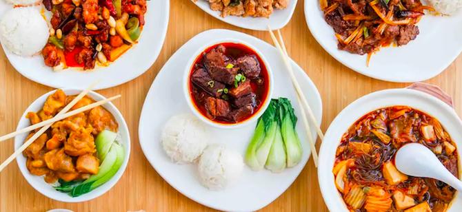 May contain: examples of dishes served in the MoMo House restaurant, interior or exterior of MoMo House restaurant