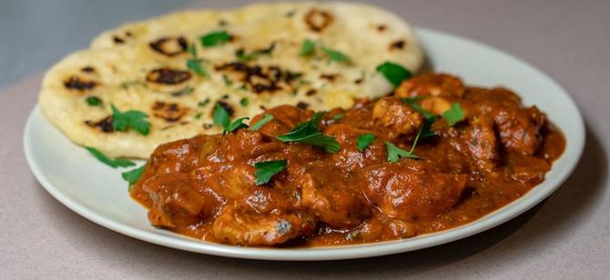 May contain: examples of dishes served in the Bombay Kitchen restaurant, interior or exterior of Bombay Kitchen restaurant