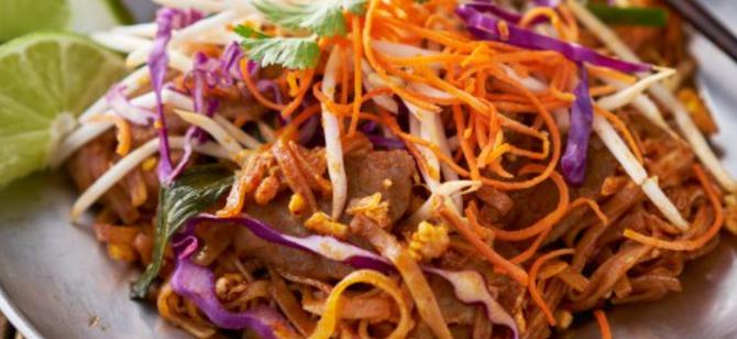 May contain: examples of dishes served in the Thai Basil restaurant, interior or exterior of Thai Basil restaurant