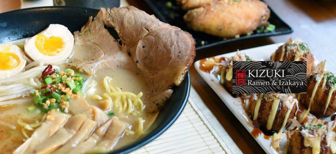 May contain: examples of dishes served in the Kizuki Ramen & Izakaya - Bellevue restaurant, interior or exterior of Kizuki Ramen & Izakaya - Bellevue restaurant