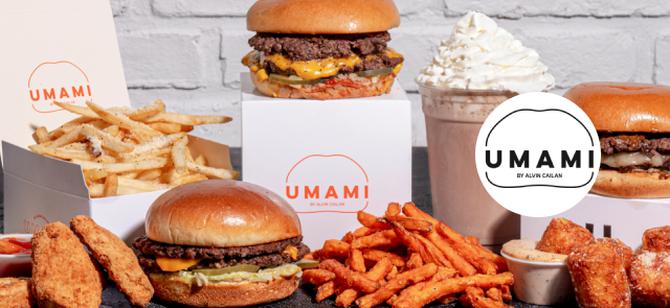 May contain: examples of dishes served in the Umami Burger - Santa Monica restaurant, interior or exterior of Umami Burger - Santa Monica restaurant