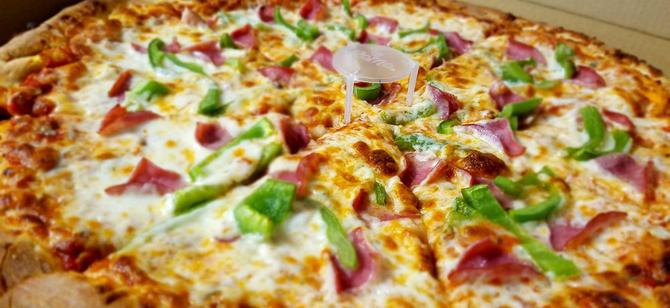 May contain: examples of dishes served in the Patty's Pizza and Wings restaurant, interior or exterior of Patty's Pizza and Wings restaurant