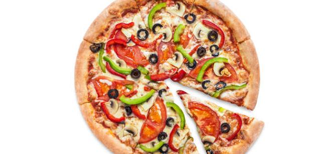 May contain: examples of dishes served in the Favorite Pizza - Austin restaurant, interior or exterior of Favorite Pizza - Austin restaurant