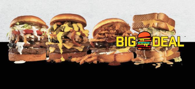 May contain: examples of dishes served in the Big Deal Burger (CO-7068) restaurant, interior or exterior of Big Deal Burger (CO-7068) restaurant