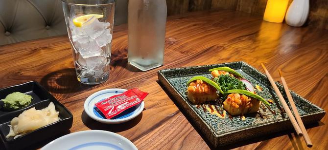 May contain: examples of dishes served in the Kopan Sushi & Ramen Bar restaurant, interior or exterior of Kopan Sushi & Ramen Bar restaurant