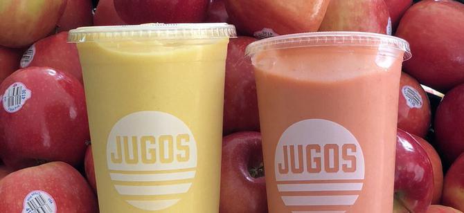 May contain: examples of dishes served in the JUGOS restaurant, interior or exterior of JUGOS restaurant